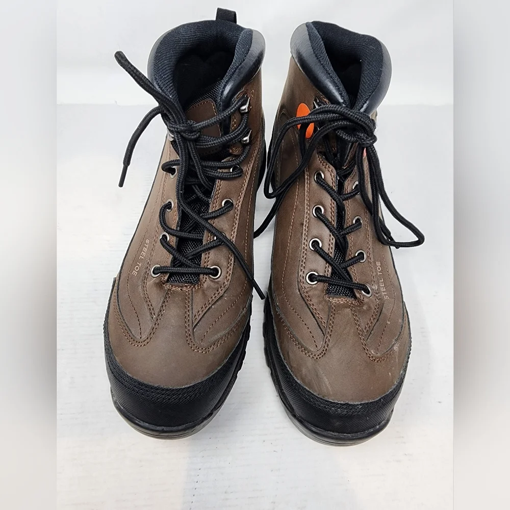 Nevados Evo Men's Steel Toe Work Boots Brown Foundation EV Size 11W‎